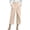Beige #12, variant on Wide Leg Pants for Women High Waisted Dressy Casual Wrap Button Front Trousers Irregular Hem Palazzo Business Pant with Pockets Blue 2XL