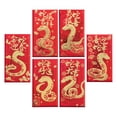 thumbnail image 2 of Tool Series 6pcs Red Envelopes Chinese New Year Envelopes For 2025 New Year 6 Designs Cute, 2 of 9