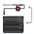 thumbnail image 4 of Préampli Microphone, Préampli Microphone Dynamique Interface Type C Réduction de Bruit Alliage d'Aluminium pour Scène, 4 of 7