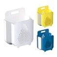 thumbnail image 2 of CSCHome Laundry Hamper Plastic Saving Space for Laundry Portable Collapsible 15.4x6.7x11.6in(Blue), 2 of 5