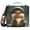 Duck with Raincoat and Cap, variant on 3 Ring Zipper Binder with Shoulder Strap Waterproof Trapper Keeper 2 Inch D-Ring 500 Sheets Capacity Mysterious Butterflies and Moon