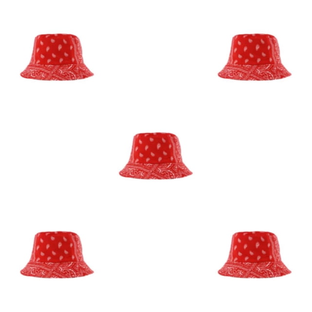 Sonducket Sombrero pescador negro para recreación al aire libre - Duradero y fácil de limpiar M rojo M(56-58cm) Type2 NO2