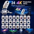 thumbnail image 3 of 2027 Upgraded HD 5D Holographic Night Light Projector, Plug and Play 360° Star Galaxy Ocean Projector with 24 Projection Films, 3 of 8