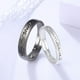 thumbnail image 3 of 2x 2 piezas de anillos de pareja, , romántico, de moda, de aleación, joyería creativa, , adorno para , Valentín, vi Hugo Anillo de pareja con patrón de corazón, 3 of 9