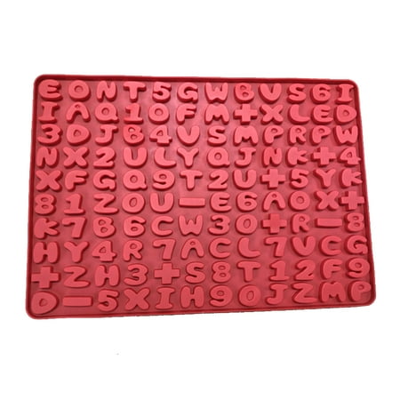

For Biscuit Cake Decoration Baking Mold Soft Silicone Letter Number Kitchen DIY