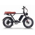 thumbnail image 2 of CEMOTO EB66 Harley-Like Hi-Tech Ebike, 750W Motor, 48V 15Ah Battery, Shimano 7-Speed, Dual Crown Suspension, 20" Fat Tires, Max Speed 20MPH, 2 of 4