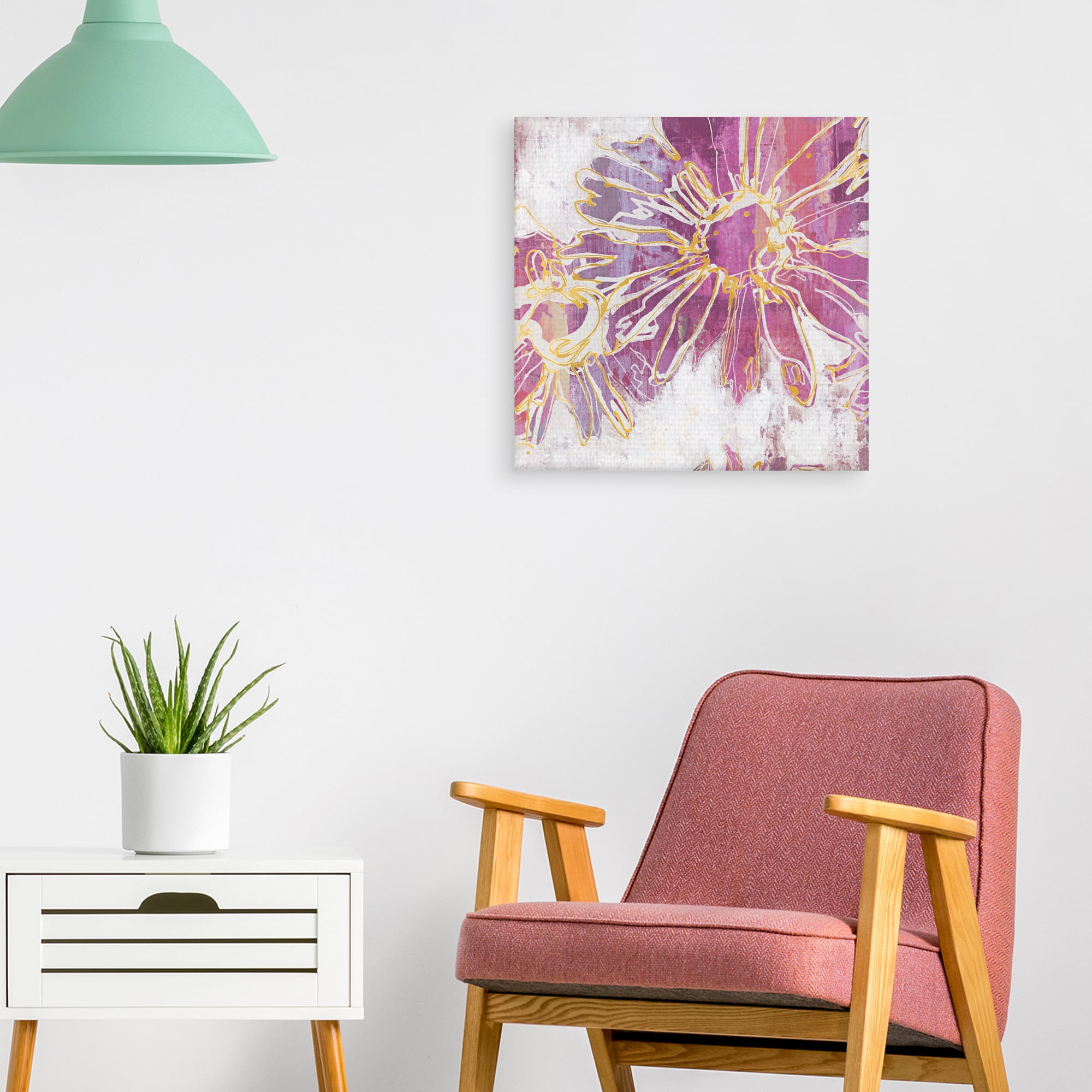 Floral Kick I by Bridges Canvas Art Print