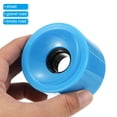 thumbnail image 4 of Uxcell 70mm 78A Soft Cruiser Wheels Street Wheels Skateboard Wheel Replacement PU Blue 4 Pack, 4 of 5