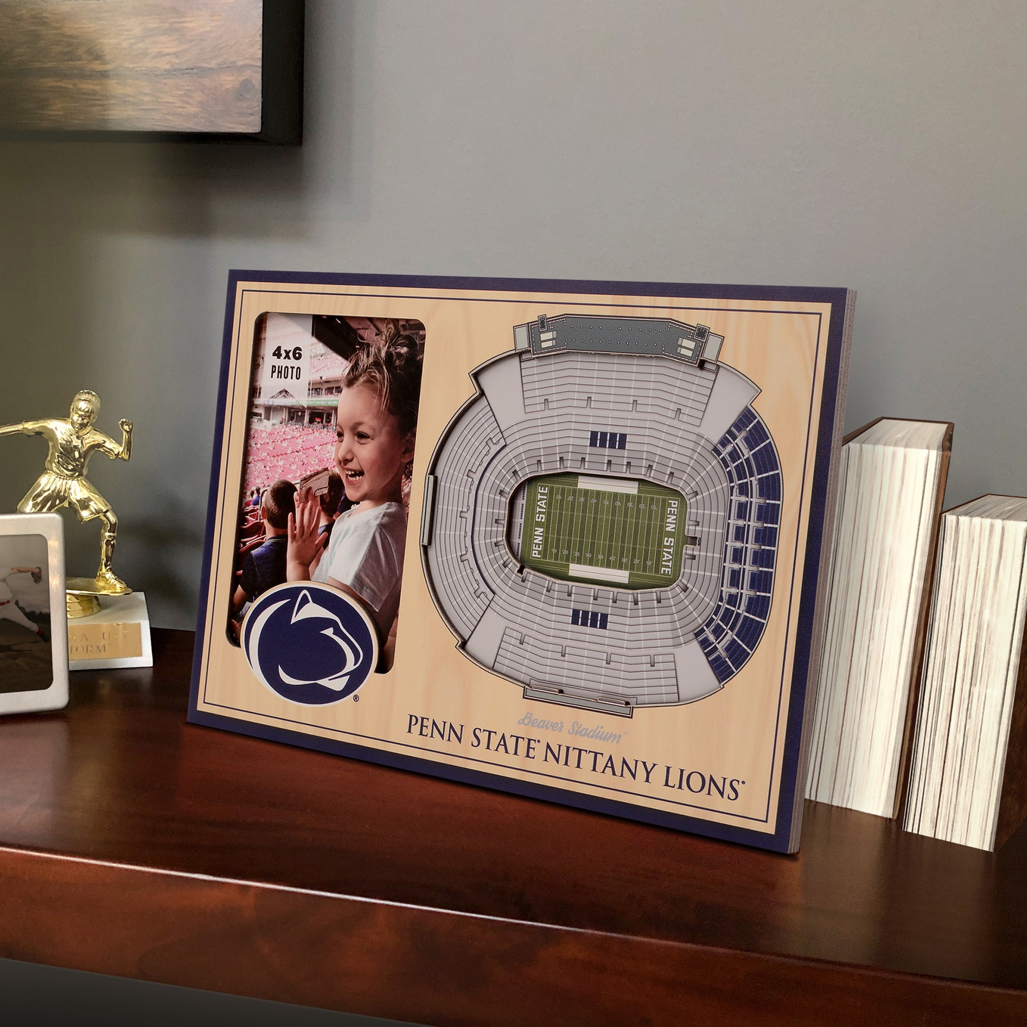 Fanpoint Penn State Nittany Lions 3D StadiumView Picture Frame