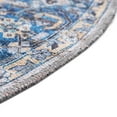 thumbnail image 5 of Unique Loom Yara Collection Area Rug - Sunil (7' 10" Round Royal Blue/Blue), 5 of 6