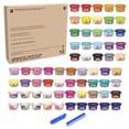 thumbnail image 2 of Colección de Modelado Play-Doh Ultimate en Zafiro Brillo Confeti Metálico 65-Pack, 2 of 12