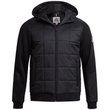 Reebok Men's and Big Men's Quilted Mixed Media Jacket, Sizes S-3XL