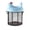 Blue-Brown, variant on Metal Wire Chicken Egg Storage Basket with Ceramic Chicken Design Lid, Decorative Fresh Egg Holder Portable Round Collecting Basket, Kitchen Countertop Organizer for Eggs Vegetables Pantry Use