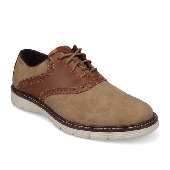 Dockers Mens Egan Nubuck Casual Saddle Lace-Up Oxford