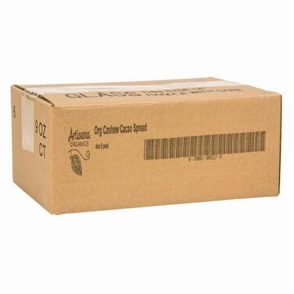 Artisana Cashew Cacao Spread, Organic-6 x 8 oz