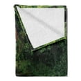 thumbnail image 2 of Landscape Soft Flannel Fleece Blanket, Photo of Wailua Waterfalls at Hawaii Nature Outdoor Scene in Jungle, Cozy Plush for Indoor and Outdoor Use, 50" x 70", Emerald and Multicolor, by Ambesonne, 2 of 5