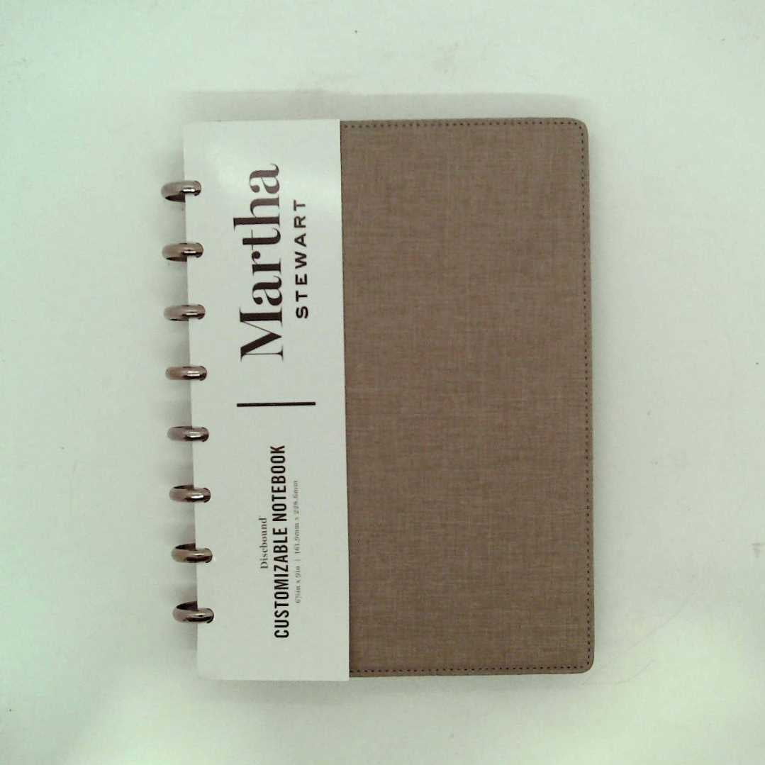 Martha Stewart Linen Junior Discbound Notebook