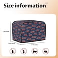 thumbnail image 2 of Rateoe Fire Truck 1 Pattern Toaster Covers 2 Slice Wide Slot,Bread Machine Cover,Bread Dust Cover & Fingerprint Protection,Appliance Covers, 2 of 7