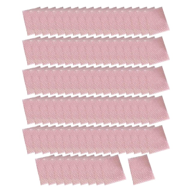 100x Love Bubble Bags Bolsas de burbujas, a prueba de golpes, de doble pared, bolsas acolchadas, bolsas de embalaje de espuma para almacenamiento de Rosa
