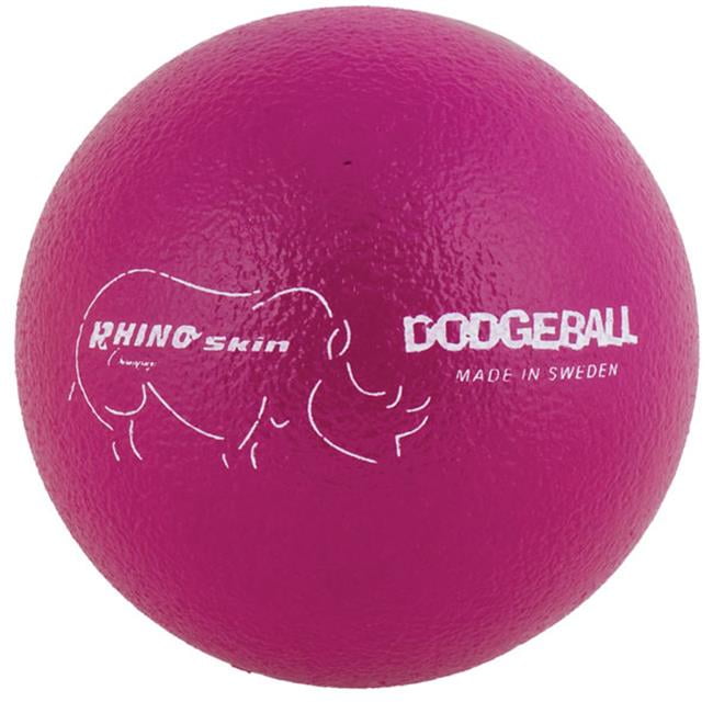 Set of 6 Rhino Skin Dodgeballs 6.3in Neon Pink 