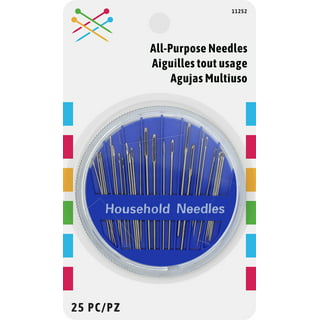 SINGER Assorted Steel Large Eye Needles with Decorative Magnet, 12 Count