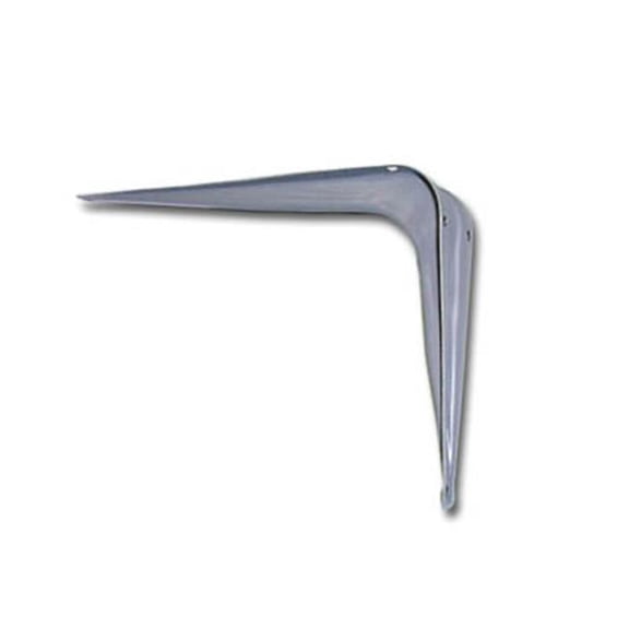 National Manufacturing Utility Shelf Bracket - Gray - 8 x 10 in.