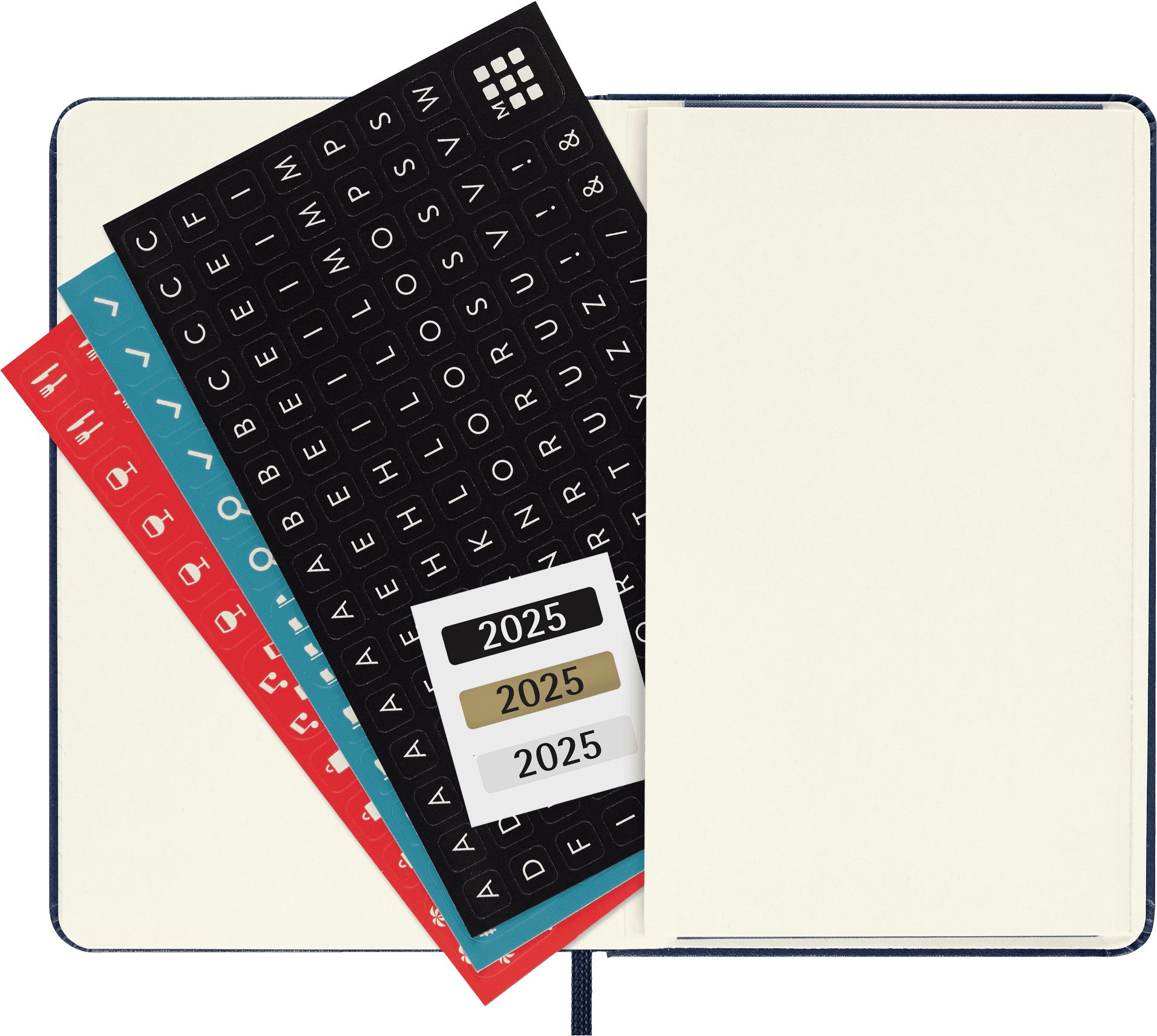 Moleskine Classic 12 Month 2025 Weekly Planner, Hard Cover, Pocket (3.5" x 5.5"), Sapphire Blue, 144 Pages