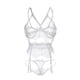 thumbnail image 3 of Gibobby Ropa interior mujer sexy Conjunto de Lencería Sexy de Colegiala, Pijamas Caseros Sexy para Mujer, Ropa de Encaje Regalo de Aniversario(Blanco, G), 3 of 5