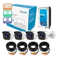 thumbnail image 1 of Kit Cámaras de Seguridad 4 Cámaras HD 720p Bala Hilook Disco Duro 500GB, 1 of 4