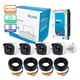 thumbnail image 1 of Kit Cámaras de Seguridad 4 Cámaras HD 720p Bala Hilook Disco Duro 500GB, 1 of 4