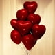 thumbnail image 3 of 50 globos románticos en forma de corazón de 25 cm, globos creativos de doble capa, globos decorativos, suministros para fiestas, recuerdos de boda (rojos), 3 of 6