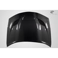 thumbnail image 6 of 2015-2023 Dodge Charger Carbon Creations Geo6ix Dritech Hellcat Look Hood - 1 Piece, 6 of 6