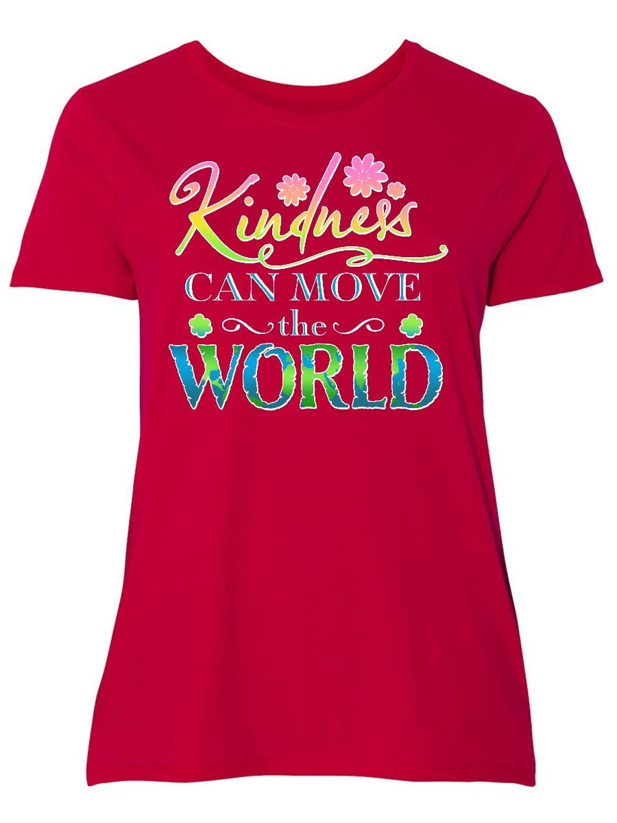 women's plus size red t shirt