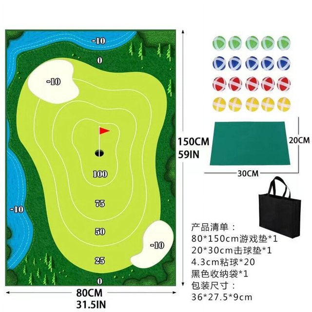 Juego de golf informal transfronterizo, almohadilla de golf, golf informal