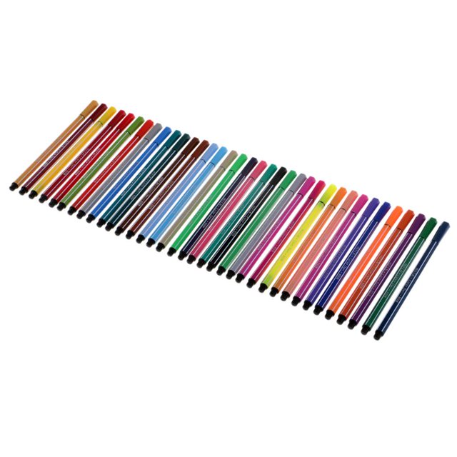 Bolígrafo para Colorear con Punta de Fibra 36 s de Tinta BLESIY