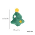 thumbnail image 2 of Vikakiooze 2023 Plush cartoon hairpin Christmas hair accessories for girls 2 inch Hair Clips, 2 of 5