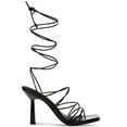 thumbnail image 2 of Wild Pair Womens Eross Slip On Strappy Heels, 2 of 3