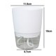 thumbnail image 2 of Maceta redonda de succión de agua automática perezosa con almacenamiento de agua doble, 2 of 6