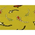 thumbnail image 1 of Ahgly Company Indoor Rectangle Patterned Rubber Ducky Yellow Area Rugs, 4' x 6', 1 of 6