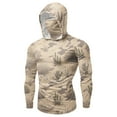 thumbnail image 4 of Qgtaibl Mens Rash Guard Long Sleeve S Shirt UPF 50+ Sun Protection Quick Dry Tops Lightweight Breathable Outdoor Hiking Athletic Tees (004 Camouflage), 4 of 9