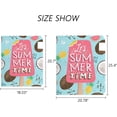 thumbnail image 3 of Coolnut Mailbox Covers, Magnetic Standard Size Hello Summer Pineapple Coconut Seasonal Mail Wraps for Home Outdoor Decor, 20.7"x18.03", 3 of 5