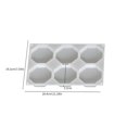 thumbnail image 1 of Juego de moldes geométricos for posavasos de silicona, 6 piezas, seis lados, ocho lados, redondo, cuadrado, en forma de corazón con agujeros for colgar, 1 of 2