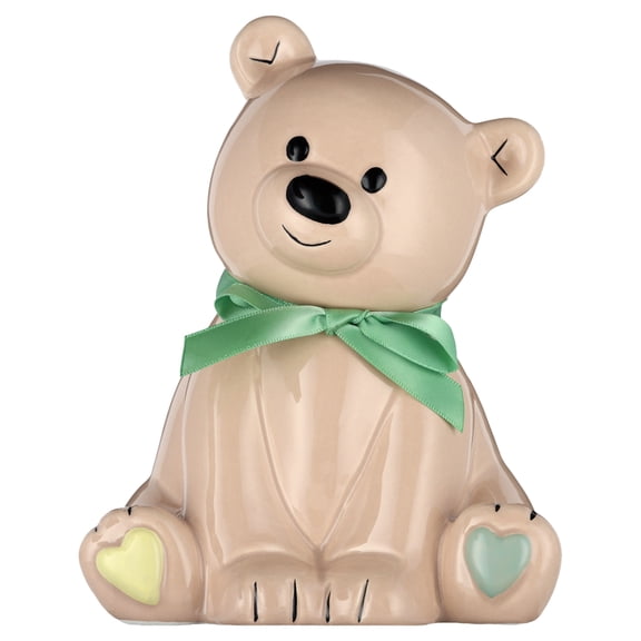Ceramic Teddy Bear Coin Bank, by Way To Celebrate
