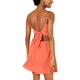 thumbnail image 2 of B. Darlin Womens Juniors Mini Open Bck Party Dress Orange 11/12, 2 of 2
