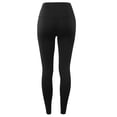 thumbnail image 3 of A2Y Women's Ribbed High Waist Seamless Leggings Black SM, 3 of 3