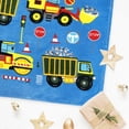 thumbnail image 4 of Kids Hooded Beach Bath Towels, Oversize 100% Wrap, Toddlers Girls 3-12 Years Coverup Engineering Vehicle, 4 of 4