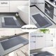 thumbnail image 2 of Alfombrilla mágica Modrnizd, alfombrilla de baño modernizada, de secado rápido, antideslizante, lavable, superabsorbente para ducha (gris-R, S: 15.7 x 23.6 pulgadas), 2 of 8