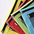 thumbnail image 4 of FAMTKT Pencil Pouch Three-Hole Pencil Case Zipper Transparent Pvc Document Storage Bag Detachable Folder Large Capacity Pencil Case Pen Case on Clearance, 4 of 9
