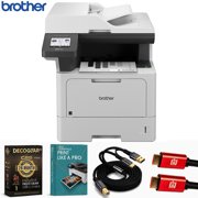Brother Business Monochrome Laser All-in-One Printer with Duplex Print, Scan, Copy MFCL5710DW Bundle with Exclusive 26 Months CPS Enhanced Protection Pack, Print Guide, Printer Cable and HDMI Cable