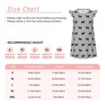 thumbnail image 3 of Fotbe Polka Dot Christmas Dog Vestido de Dormir para Niñas de 3 a 10 Años, Mangas Cortas, Estilo Princesa, Pijama Camisón con Mangas Voladas-Medium, 3 of 6